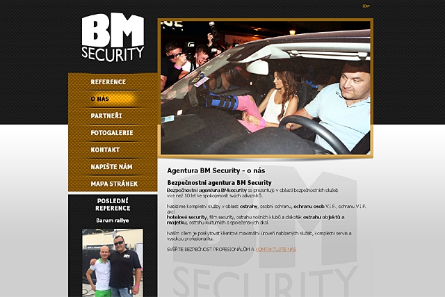 www.bmsecurity.cz -webová prezentace BM Security 