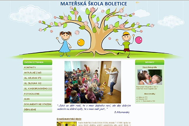 www.msboletice.cz - mateřská škola Boletice 