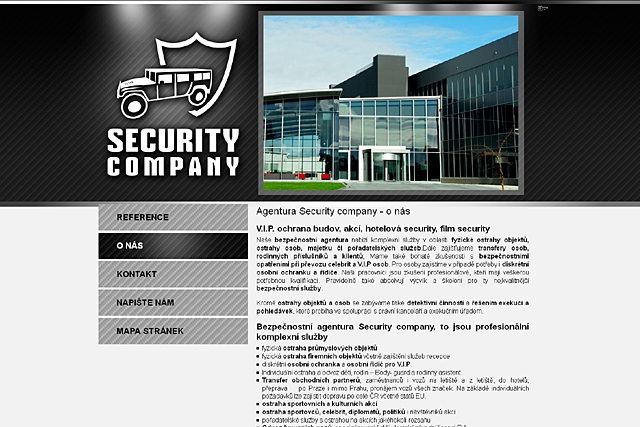 www.securitycompany.cz - bezpečnostní agentura Security company 