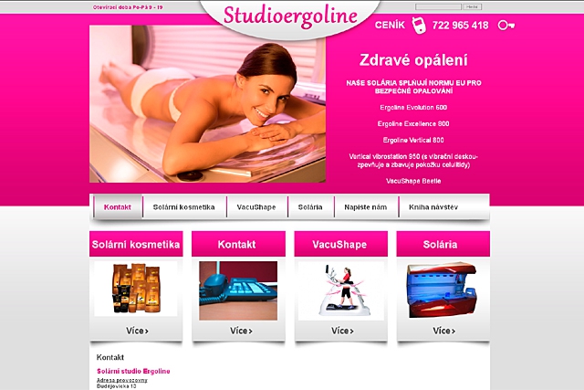 www.studioergoline.cz - webové stránky Studioergoline 
