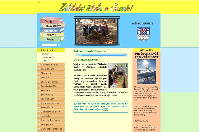 www.zsjemnice.cz - stránky ZŠ Jemnice 