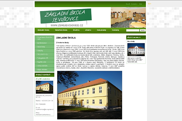 www.zsmsjevisovice.cz - základní a mateřská škola Jevišovice 