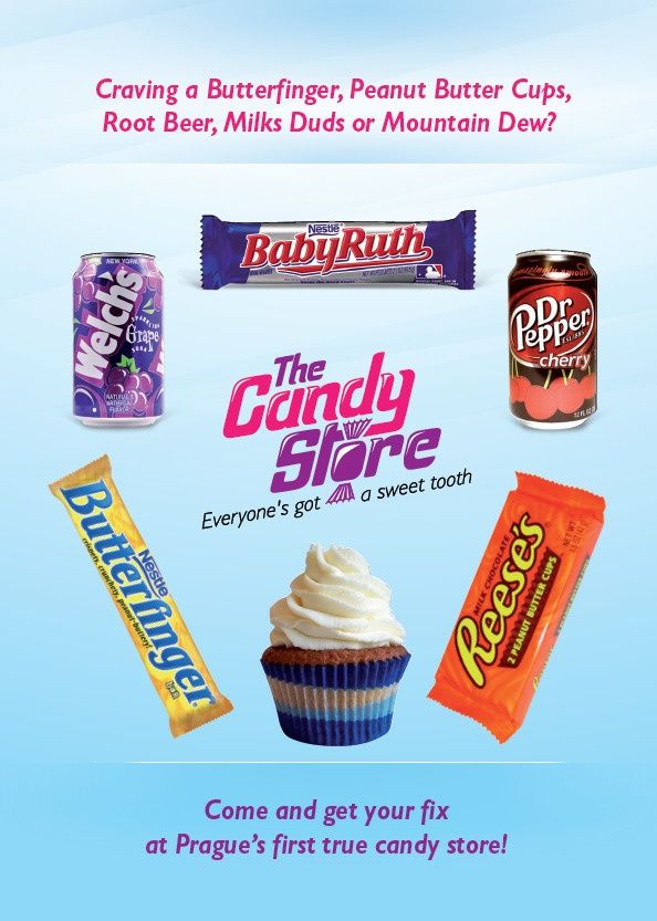 Leták pro Candy Store 